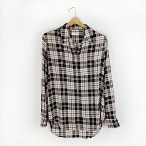 Equipment Reese plaid button up women's Small
